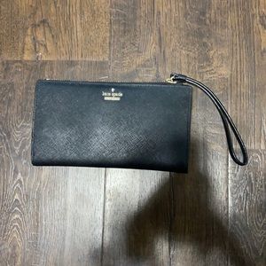 COPY - kate spade black wallet with wristlet